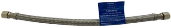 Supco ¼" X 12" Stainless Steel Icemaker Inlet/Fill Hose, 1401RFSS