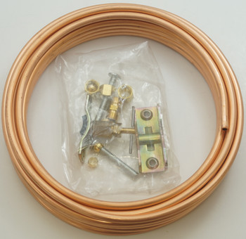 Supco 25' Copper Tubing Ice Maker Installation Kit, 1/4" OD, C25