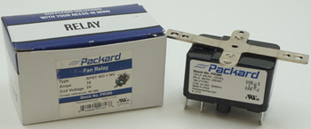 Packard SPNO-SPNC Switching Fan Relay, 24 Coil Voltage, 18 Resistive Amps, PR380