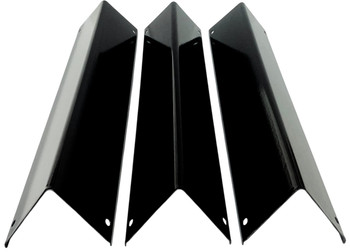 Gas Grill Porcelain Steel Heat Plate Replacement for Weber, Set of 3, 93913