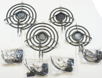 Top Surface Burner Kit for Maytag, Magic Chef, (2)SP12MA, (2)SP21MA, (4)RR117