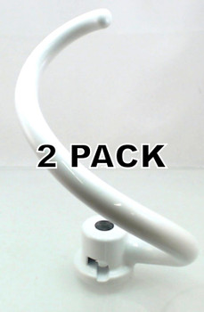 2 Pk, 6 Qt Spiral Dough Hook for KitchenAid, AP6034157, KNS256CDH W10908278