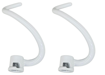 2 Pk, 6 Qt Spiral Dough Hook for KitchenAid, AP6034157, KNS256CDH W10908278