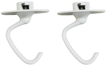 2 Pack, KitchenAid Stand Mixer Dough Hook, OEM for 3.5 Quart, W10747054, W11162097