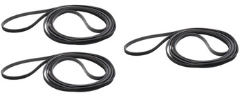 WE12X10014 - 3-Pack Dryer Belt for General Electric and Hotpoint
