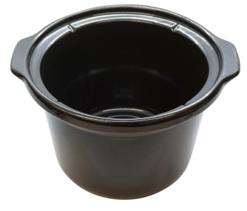 4 Qt Black Round Stoneware fits Crock-Pot Slow Cooker, 129995-000-000