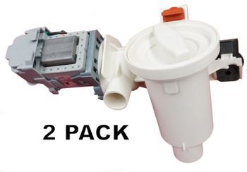 2 Pk, Washer Motor & Pump for Whirlpool Duet, AP3953640, PS1485610, 280187