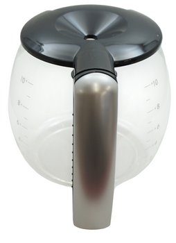 DeLonghi Replacement 10 Cup Glass Carafe, 7313281249