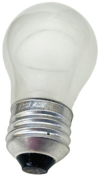 Universal Frosted Appliance Light Bulb, 40 Watt Incandescent, 130 V, 8009