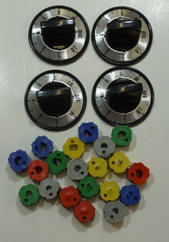 RK100 - Supco Universal Electric Range Knob Kit RK100 - Supco Universal Electric Range Knob Kit