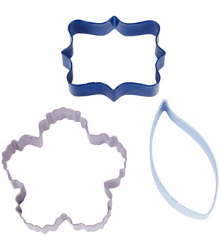 Wilton 3 Pc Floral Cookie Cutter Set, 2308-0-0110