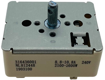 8" Large Burner Switch for Frigidaire, AP3885460, 316436001, ES6001