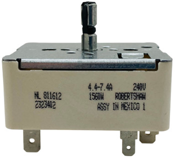 Supco Top Burner Infinite Switch for General Electric, WB24T10029, ES10029