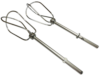 2 Pack, OEM KitchenAid Turbo Beaters for Hand Mixer, AP5644233, KHM2B, WPW10490648