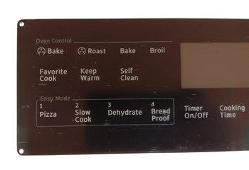 Range Membrane Switch, Touchpad Overlay for Samsung, AP5986689, DG34-00027B