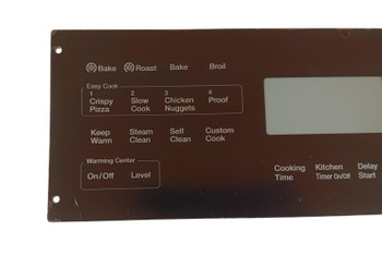 Range Membrane Switch, Touchpad Overlay for Samsung, AP5623392, DG34-00020A