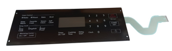 Range Membrane Switch, Touchpad Overlay for Samsung, AP5967636, DG34-00030A