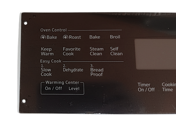 Range Membrane Switch, Touchpad Overlay for Samsung, AP5967636, DG34-00030A