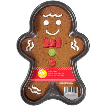 Wilton Gingerbread Boy Cookie Pan, Non Stick, 2105-4384