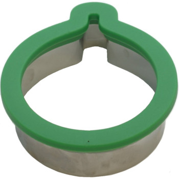 Wilton Green Ornament Comfort Grip Holiday Cookie Cutter, 2310-0-0029