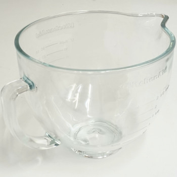 2 Pk, 5 QT Glass Mixer Bowl for KitchenAid, AP6015862, PS11749143, W10154769