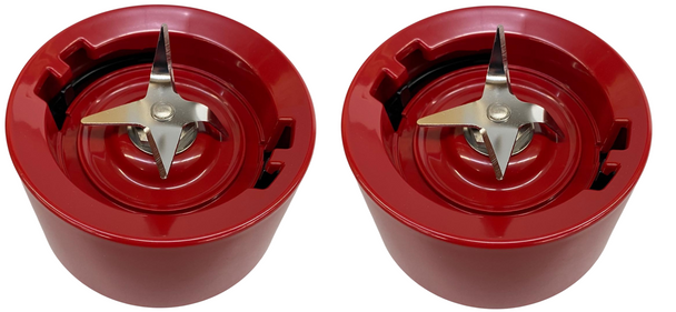 2 Pk, KitchenAid Blender Collar with Blades Empire Red AP4507806, WPW10500386