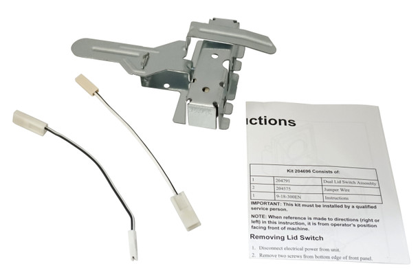 Dryer Dual Lid Switch Kit fits Alliance laundry, Speed Queen, AP6837619, 204696