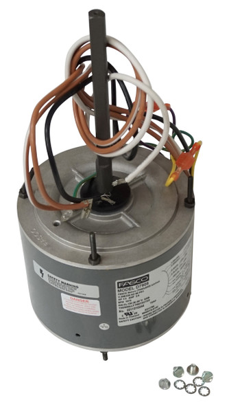 5.6" Diameter Condenser Fan Motor, 208/230V, 60 Hz, 2.6 Amps, 1075 RPM, D7908