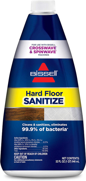 Bissell 32oz Crosswave & Spinwave Hard Floor Sanitize Cleaning Formula, 2504
