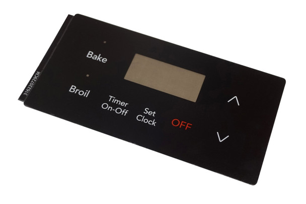 Oven Control Overlay fits Frigidaire, Black, AP6248311, PS12114509, 316220729