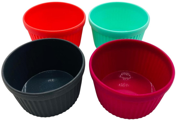 Trudeau BPA Free Silicone Set of 4 Ramekins, 09912033