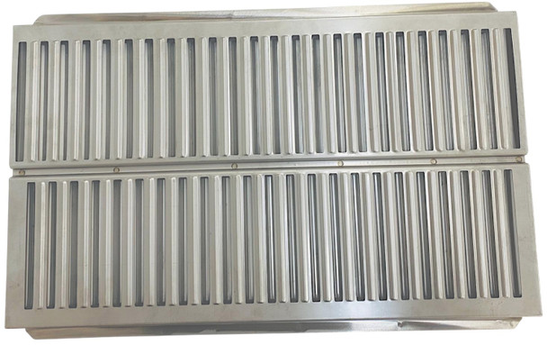 Gas Grill Stainless Steel Briquette Plate fits Ducane, 15-3/8" x 24-3/8", 99831