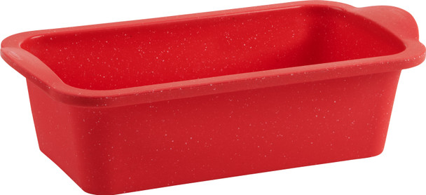 Trudeau Red Steel Structured Silicone, 8-1/2" x 4-1/2", Loaf Pan, 05120008 Trudeau Red Steel Structured Silicone, 8-1/2" x 4-1/2", Loaf Pan, 05120008