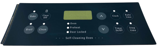 Oven Control Overlay fits Frigidaire, Black, AP2126499, PS439807, 316220805