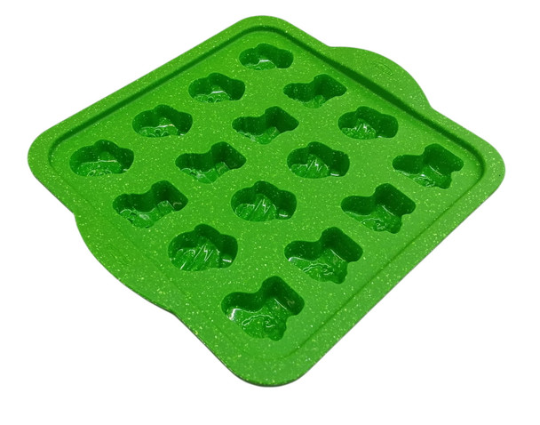 Trudeau Structure Silicone Stocking/Mitten Cupcake Pan, 16-Cavity, 05121175