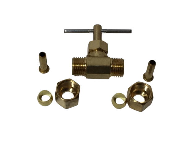 Evaporator Cooler (Swamp Cooler) ¼" cc x ¼" cc Compression Needle Valve, 9406