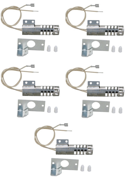 Gas Range Round Igniter 5 Pack for Whirlpool, Sears, GE, 4342528, WB2X9154