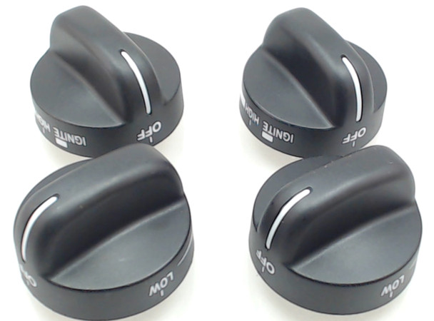 Range Knob Set for Whirlpool, Sears, 4 Pack, AP3085376, PS393678, 8273103