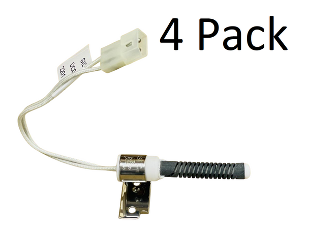 Dryer Igniter 4 Pk for General Electric, Hotpoint, PS268186, WE4X739, WE04X25996