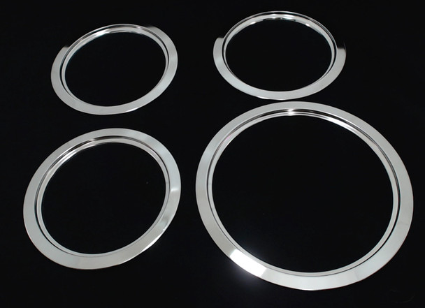 Range Top Trim Ring Set For General Electric, 3 of WB31X5013 & 1 of WB31X5014