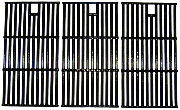 Gas Grill Cast Iron Cooking Grid, 3 pcs, for Kenmore & Others, 65223