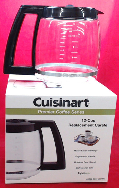 Cuisinart Coffee Maker 12-Cup Glass Carafe, DCC-1200PRC GENUINE