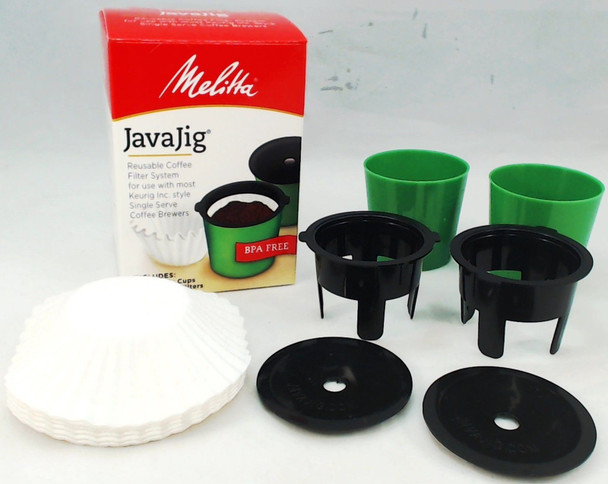 Melitta JavaJig, Reusable Coffee Filter System for Keurig Style Brewers, 63228