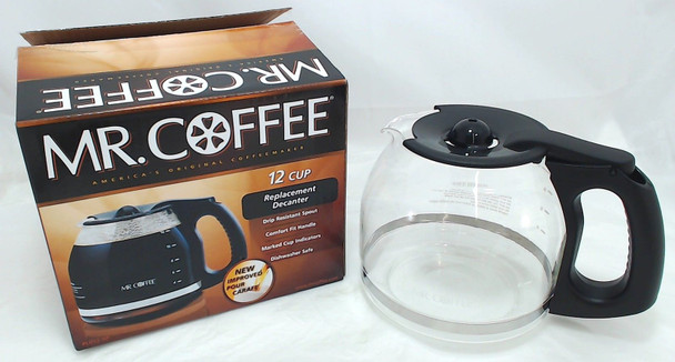 Genuine Mr. Coffee Coffee Maker 12 Cup Black Carafe, PLD12