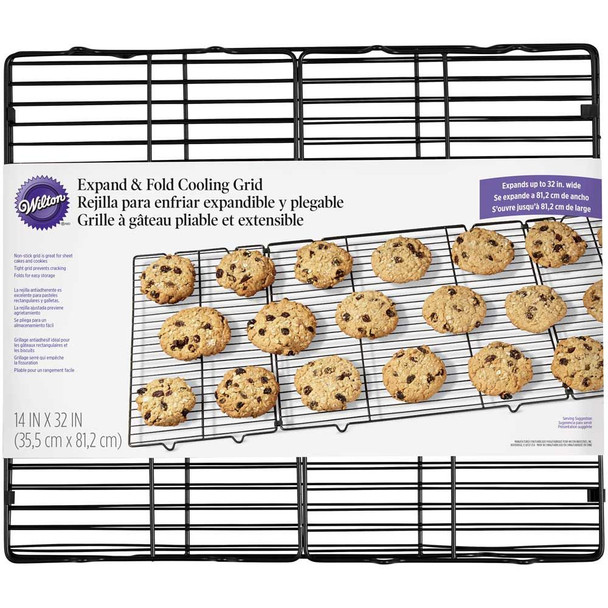 Wilton 14" x 32" Expand & Fold Cooling Grid, 2105-0071