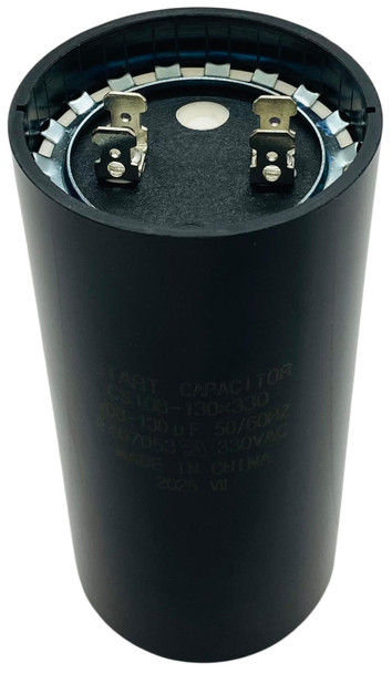 Start Capacitor, Round, 108-130 Mfd., 330 Volt, CS108-130X330