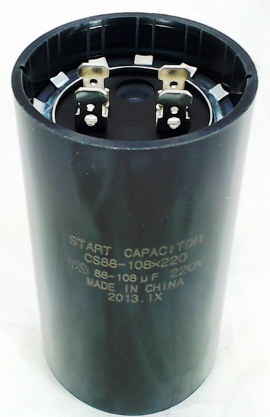 Start Capacitor, Round, 88-108 Mfd., 220 Volt, CS88-108X220