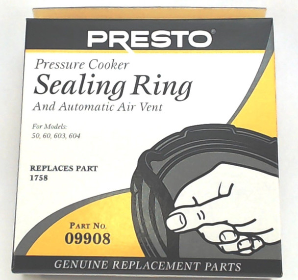Presto Pressure Cooker Sealing Ring Gasket 09908