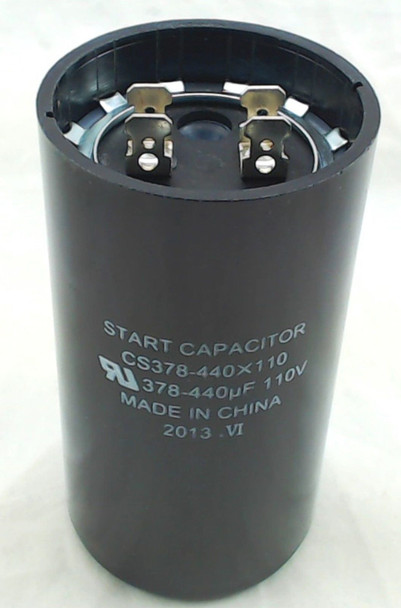 Start Capacitor, Round, 378-440 Mfd., 110 Volt, CS378-440X110