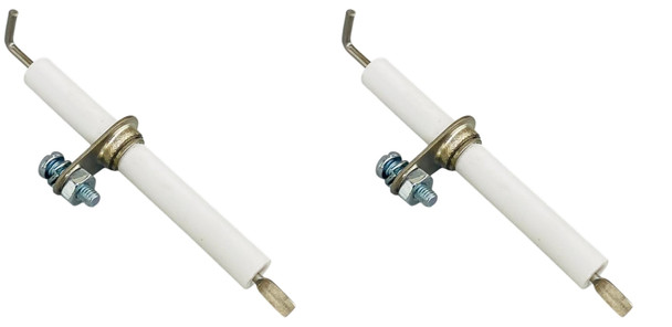 2 Pk Ceramic Gas Grill Ignitor Electrode with Mounting Bracket for Kenmore 04010